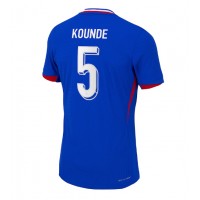 Camisa de Futebol França Jules Kounde #5 Equipamento Principal Europeu 2024 Manga Curta